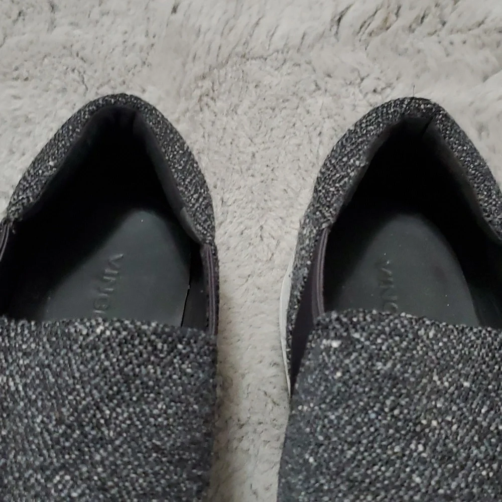 VINCE Warren Tweed like Platform Slip ons Shoes - size 8